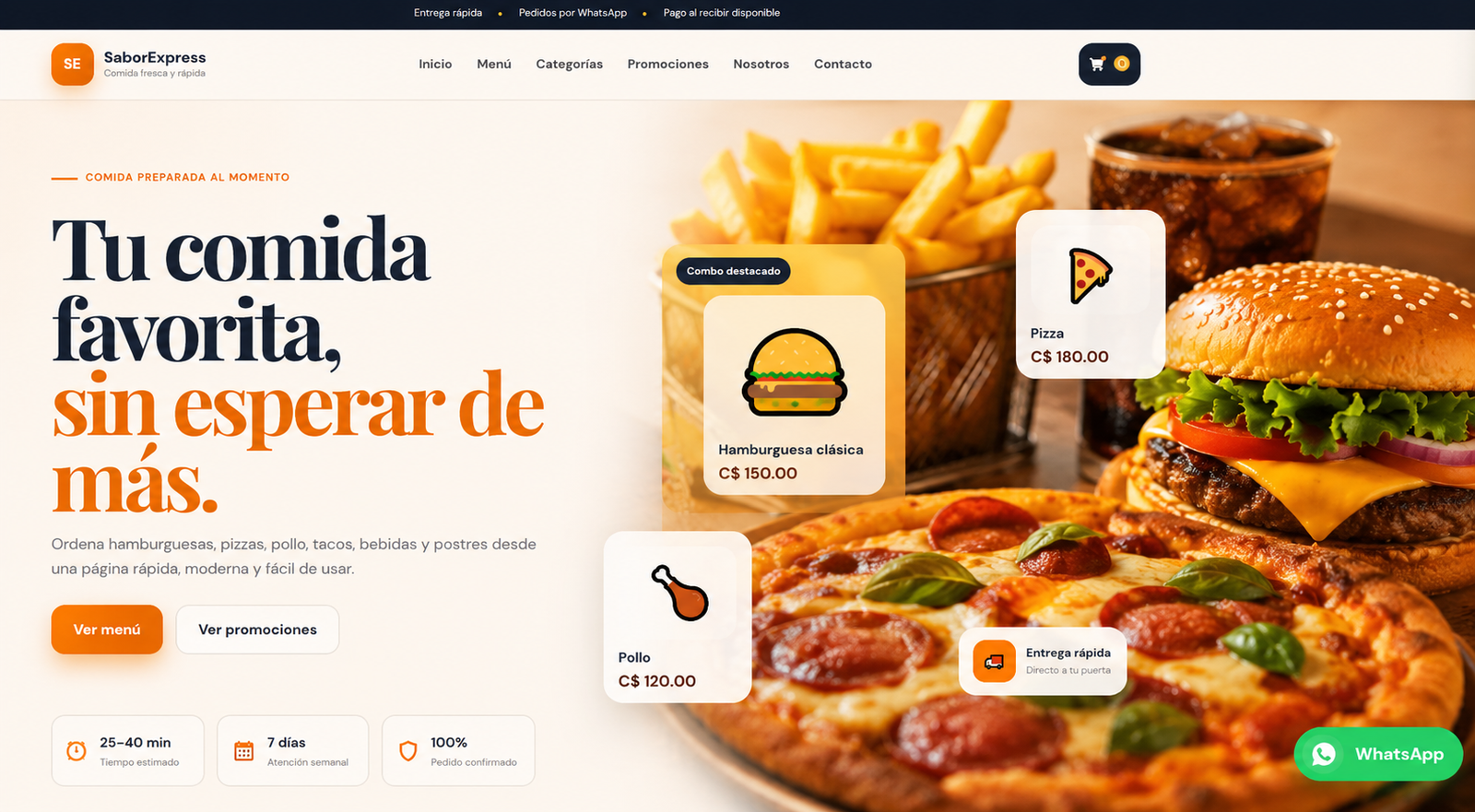 Muestra provisional para Restaurantes y comida