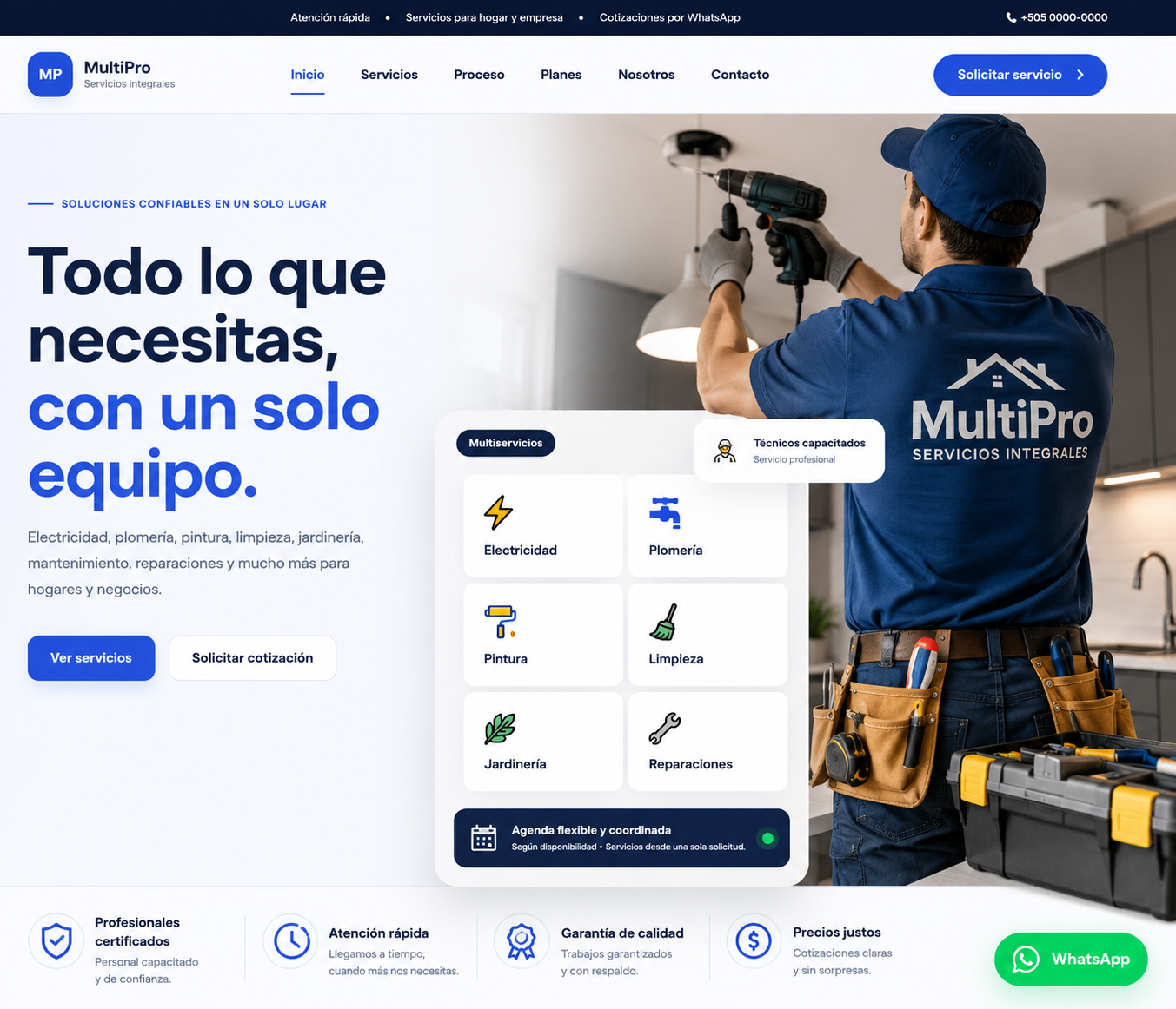 Muestra provisional para Multiservicios