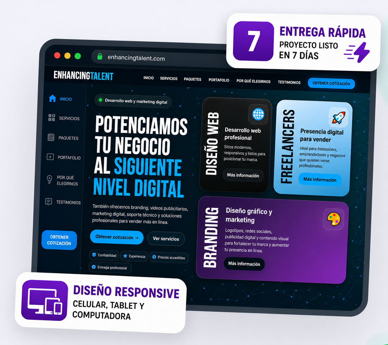 Página principal de Enhancing Talent
